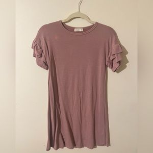 Ginger G Mauve colored t shirt dress size S